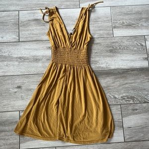 Mustard Yellow/Golden Dress.